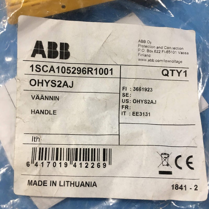 ABB OHYS2AJ Selector Handle, Yellow - Image 4